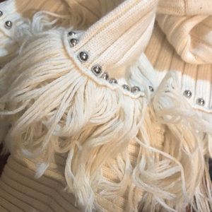 Fun white Jonathan Simkhai sweater